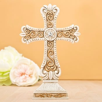 5 Cruz Decorativa 22 Cm Recuerdo Bautizo 1 Comunion Boda