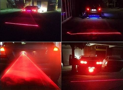 Luz Laser Auto Anti Colisión Niebla Seguridad Ekipofertas