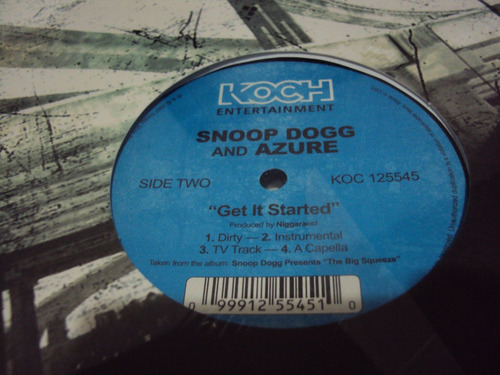 Snoop Dogg / Hack To Back - Lp Single (x9) Rap