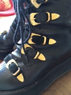 Zapatos De Cuero Maraca Huija De Falabella
