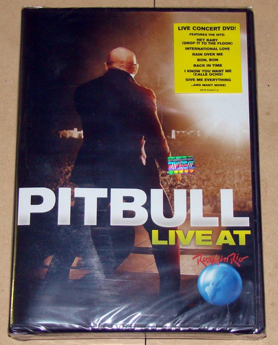 Pitbull Live At Rock In Rio Dvd Argentino Nuevo Sellado