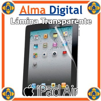 Lamina Protector Pantalla iPad Air Transparente