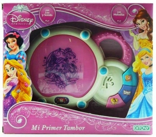 Tambor Musical Con Luces Princesas Disney