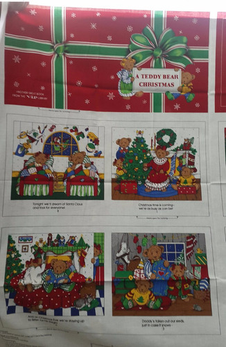 Lienzo De Tela Para Password Libro Navideño