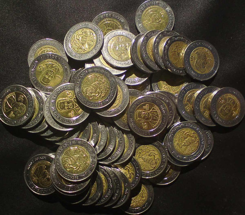Coleccion 5 Monedas Conmemorativa Independencia Y Revolución