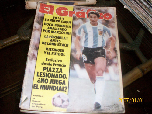 Revista El Grafico Nro 3051 Osvaldo Ardiles