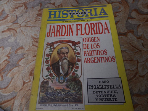 Todo Es Historia 267 Sept1989 Jardín Florida Indios Bonaeren
