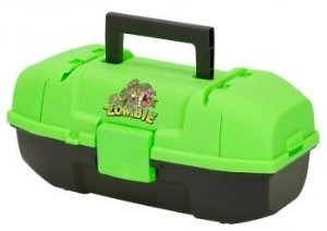 Frabill Plano Juventud Zombie Fish Tackle Box Verde De Neón 