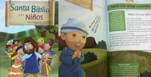 La Santa Biblia Para Niños Evangélica Tapa Dura Todo Color | Envío gratis