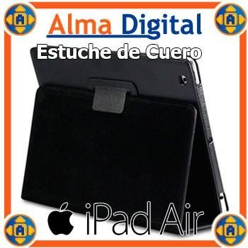 Estuche Cuero Apple iPad 5 Air Forro Protector Tipo Agenda