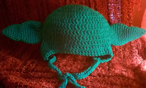 Gorro Yoda Goblin Star Wars Crochet Artesanal