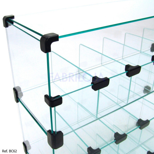 Baleiro De Vidro Multiuso P/ Comércios 0,60 X 0,60 X 0,20