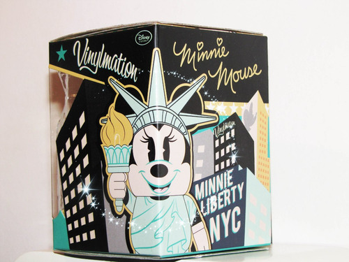 Disney Vynilmation Minnie Estatua De La Libertad D Colección