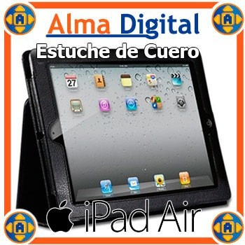 Estuche Cuero Apple iPad 5 Air Forro Protector Tipo Agenda