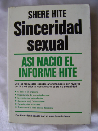 Sinceridad Sexual- Shere Hite- 1977