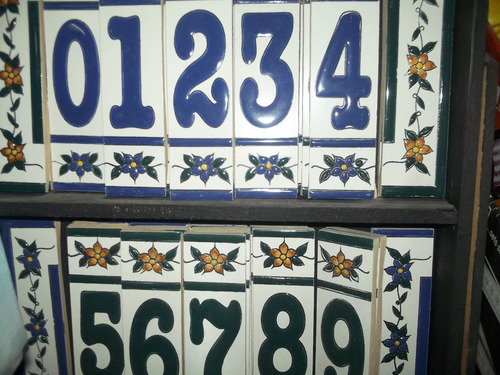 Numero Ceràmico Para Puerta De Calle, Bis