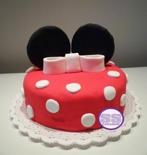 Torta Minnie - Ideal Para Cumpleaños Infantiles