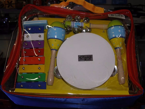 Set De Percusión Infantil 4 Instrumentos Niños Knight Jb565