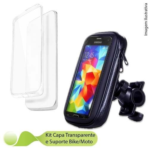 Capa Tansparente Para LG Joy + Suporte Moto Bike