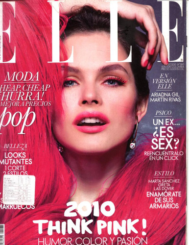 Revista De Moda -elle- Nro. 280 Enero 2010- En Español