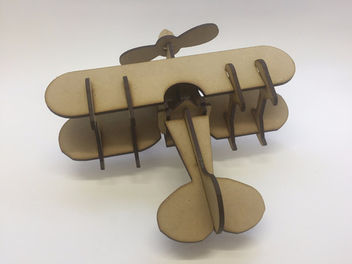 Imagen 5 de 7 de 15 Aviones De Madera Souvenirs Infantiles De Fibrofacil