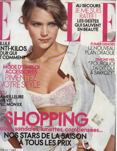 Revista De Moda -.elle- Nro.3194 Marzo 2007- En Ingles