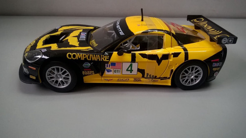 Auto De Coleccion Deportivo Corvette C6r Escala 1/24