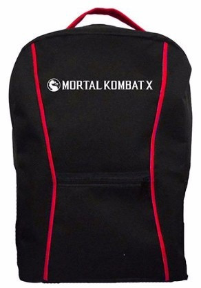 Mochila Mortal Kombat X - Preta/vermelha