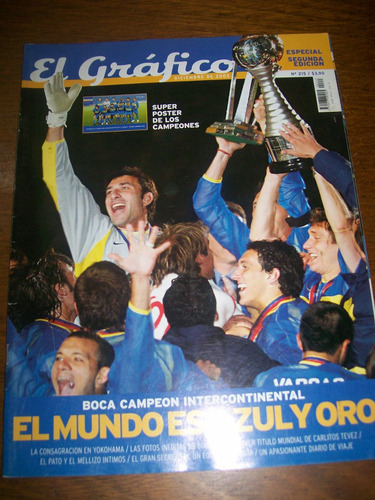 El Gráfico Especial 215 Boca Campeón Intercontinental 2003 (Usado)