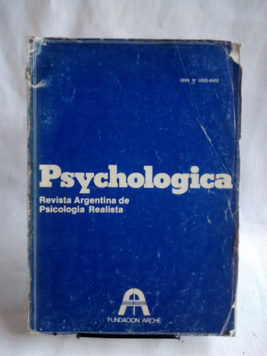 Psychologica 3 Psicologia Realista Fundacion Arche 1980