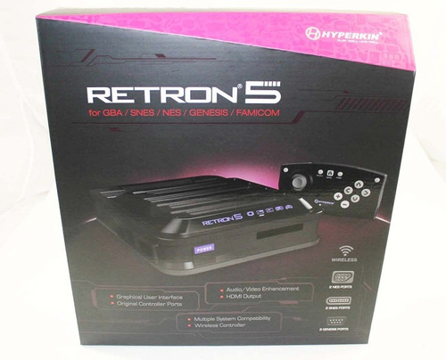 Retron 5 Consolas En 1 Nes Snes Genesis Gba Famicom Original