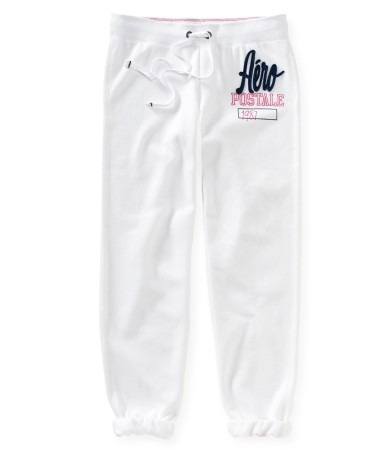 Liq. Aeropostale Pants Blanco Capri Para Dama Talla M | Mercado Libre