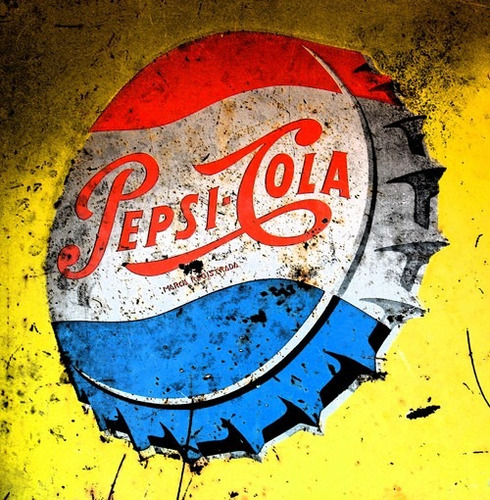 Carteles Antiguos En Chapa Gruesa 30x45cm Pepsi Cola Dr-028