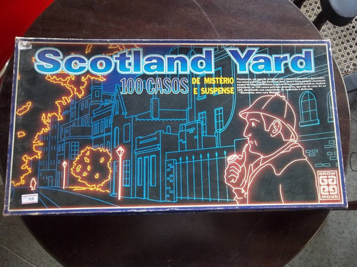 Jogo Scotland Yard 100 Casos De Mistério (faltando Peças)