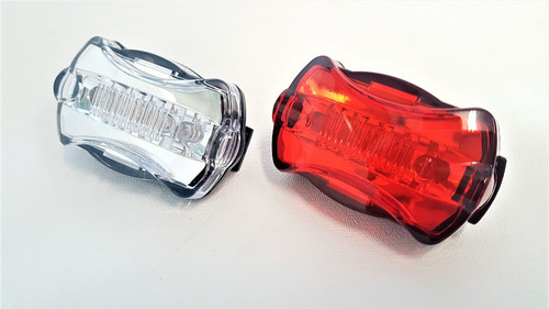 Juego Luces Led Delantera Y Trasera Bicicleta 6 Funciones