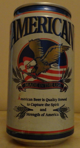 Lata Cerveza American 355ml Eeuu  Vacía