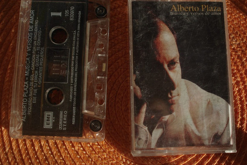 Caset Alberto Plaza Musica Y Versos De Amor Chileno