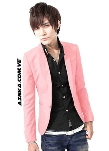 Blazer Fashion Slim Fit Fresh Pink Caballero Ainka