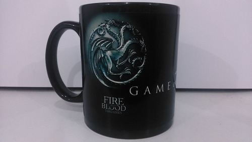 Taza Negra Game Of Thornes Targaryen Ver Video De La Taza