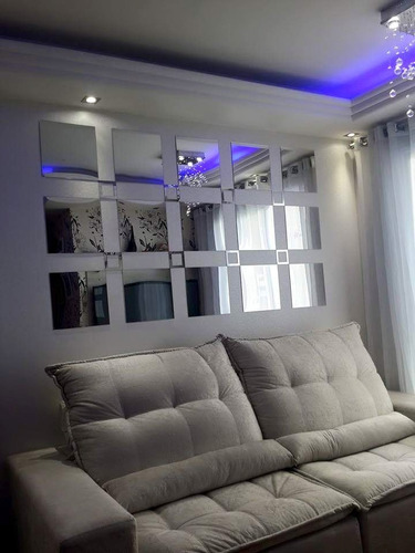 Espelho Decorativo Acrílico 1,90x1,10m Grande Sala Quarto