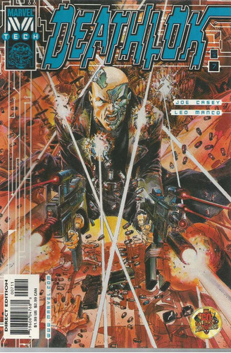 Deathlok N° 07 - Em Inglês - Editora Marvel - Formato 15 X 26 - Capa Mole - Bonellihq 7 Cx242 Nov23