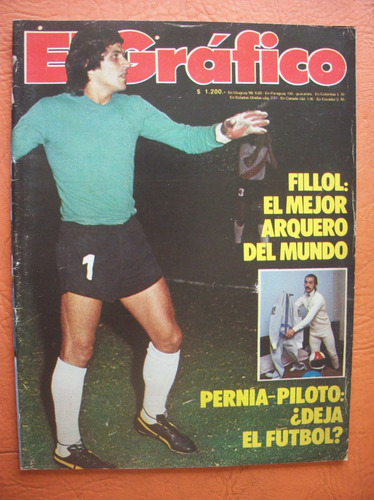 El Grafico 3073 29/8/1978 Fillol El Mejor Arquero Del Mundo