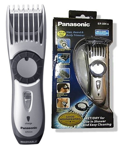 Maquina De Cortar Cabelo Aparar Barba Bigode Panasonic Er224