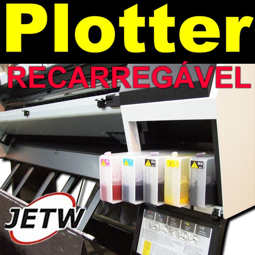 Cartucho Jetw Recarregavel Plotter 790 9000 9000s 10000s