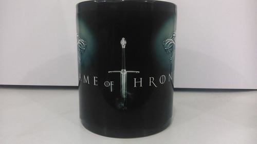 Taza Negra Game Of Thornes Stark