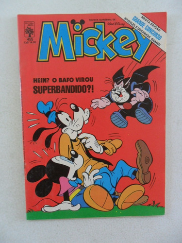 Mickey Nº 455 Editora Abril Out 1987