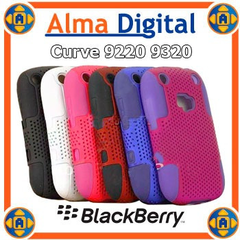 Forro Doble Perforado Blackberry 9220 9320 Curve Silicon