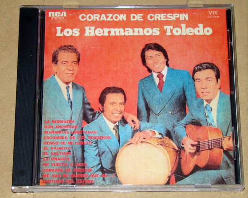 Los Hermanos Toledo Corazon De Crespin Cd Bajado De Lp Kktus