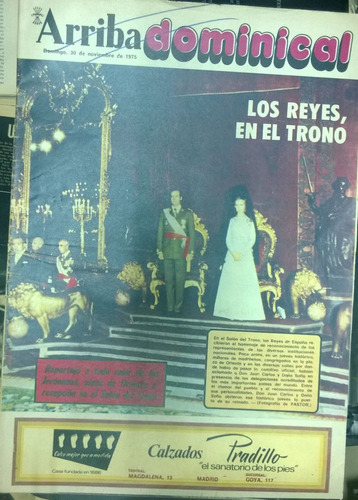 Reyes De España En El Trono  Asunción El 30 Noviembre 1975 *