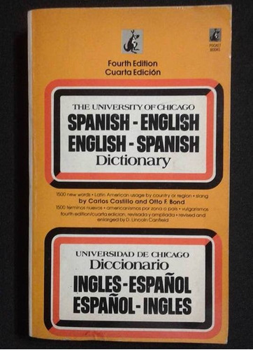Diccionario Ingles Español Español Ingles Chicago Pocket